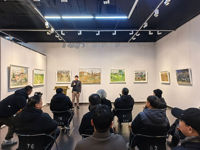 热爱生活 记入岁月——廖正定油画风景写生作品展”京师美术馆开幕