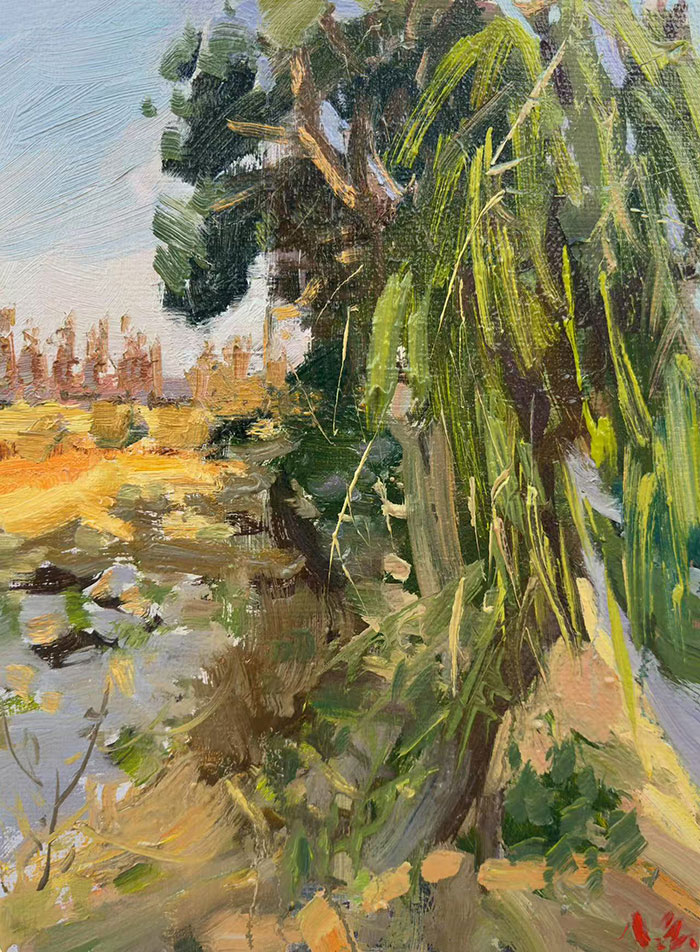 热爱生活 记入岁月——廖正定油画风景写生作品展”京师美术馆开幕