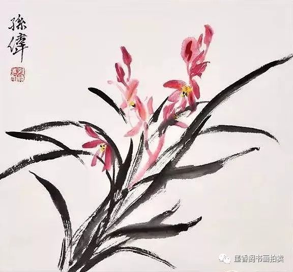 国画兰花的画法步骤