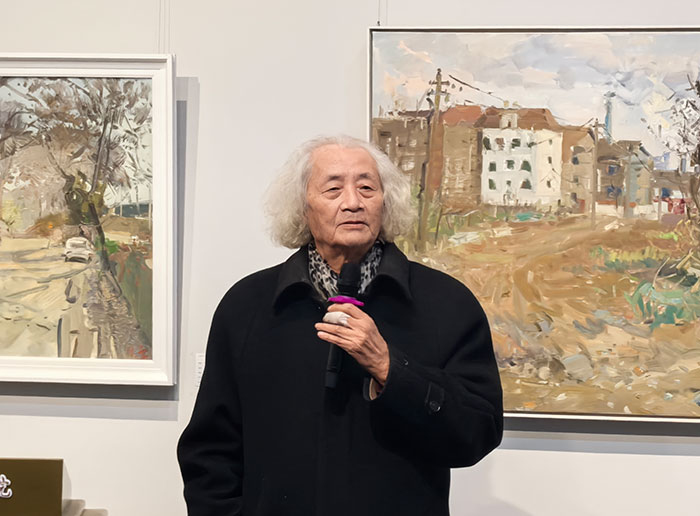 热爱生活 记入岁月——廖正定油画风景写生作品展”京师美术馆开幕