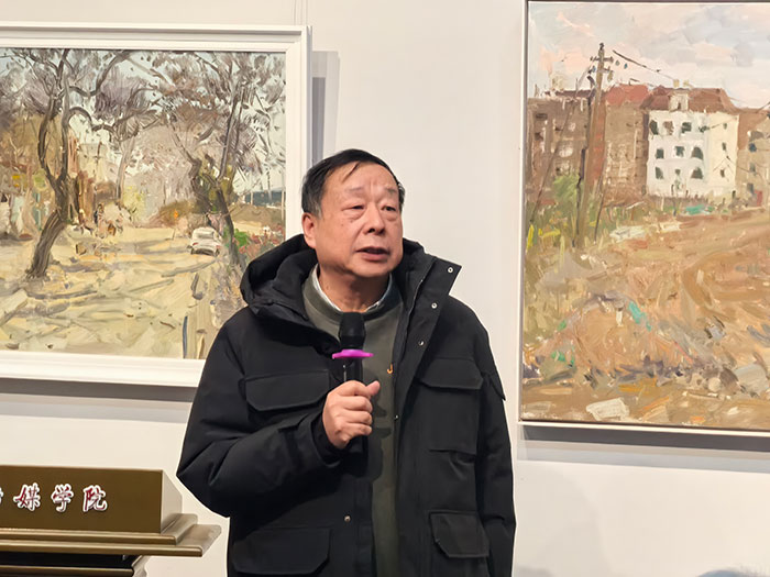 热爱生活 记入岁月——廖正定油画风景写生作品展”京师美术馆开幕