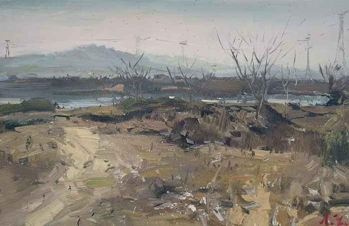 热爱生活 记入岁月——廖正定油画风景写生作品展”京师美术馆开幕