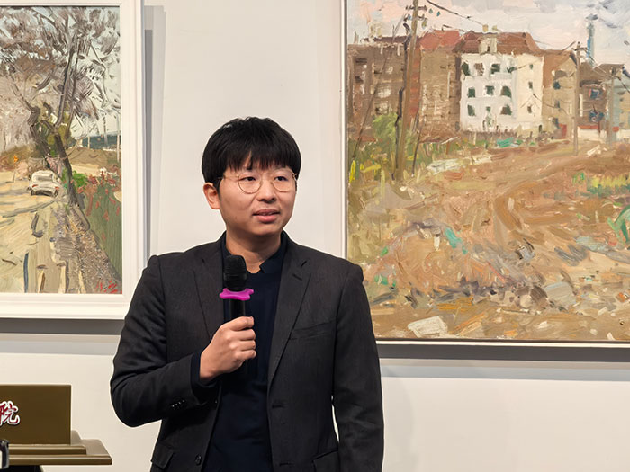 热爱生活 记入岁月——廖正定油画风景写生作品展”京师美术馆开幕