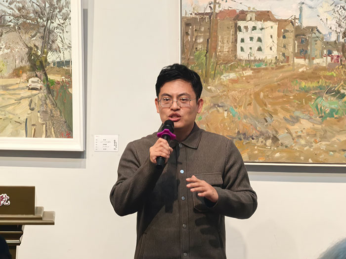 热爱生活 记入岁月——廖正定油画风景写生作品展”京师美术馆开幕