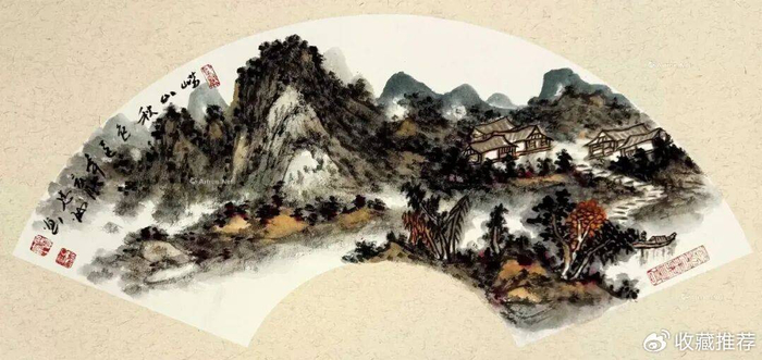 中国著名书画家陈忠洲院长一平尺山水画以115万元人民币成交