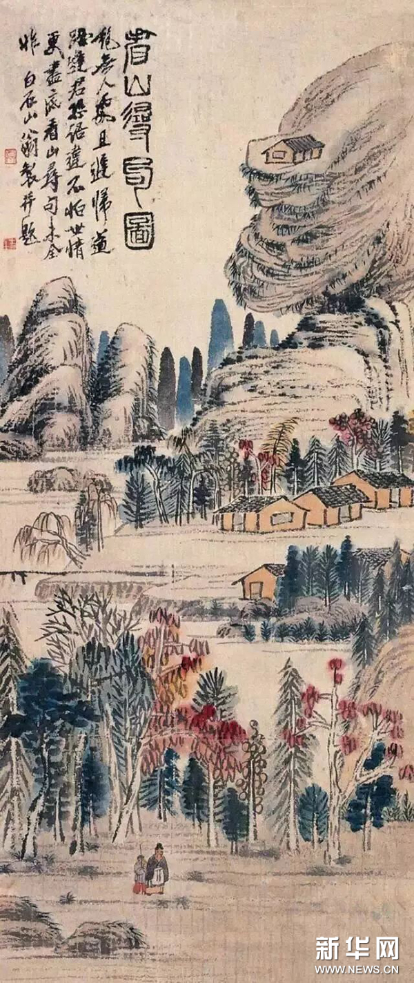 齐白石山水画鉴赏：一往无前，无所顾忌