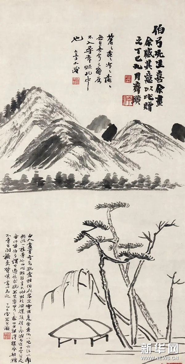 齐白石山水画鉴赏：一往无前，无所顾忌