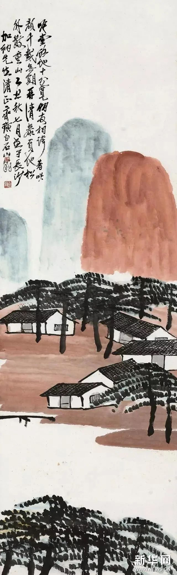 齐白石山水画鉴赏：一往无前，无所顾忌