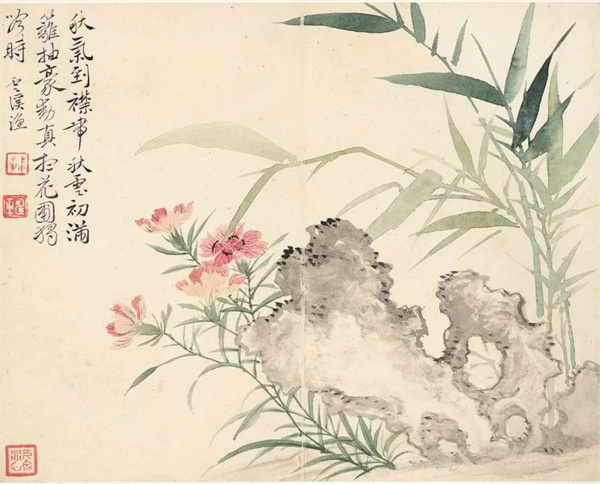 恽寿平的《瓯香馆写生册》 清新洒脱