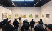 热爱生活 记入岁月——廖正定油画风景写生作品展”京师美术馆开幕