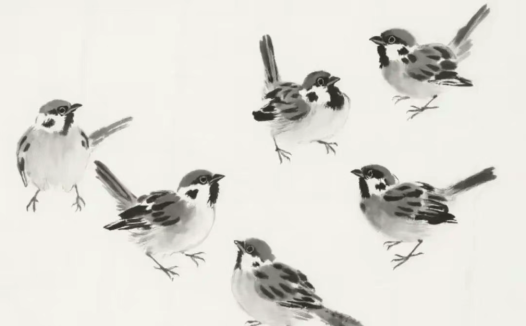 一分钟学会画小麻雀,简单几步即可上手!