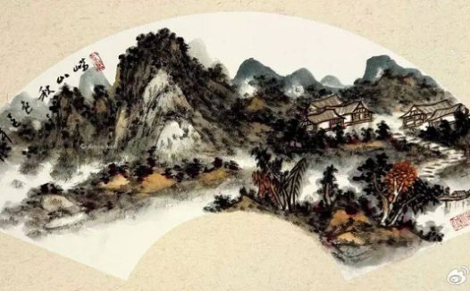 中国著名书画家陈忠洲院长一平尺山水画以115万元人民币成交